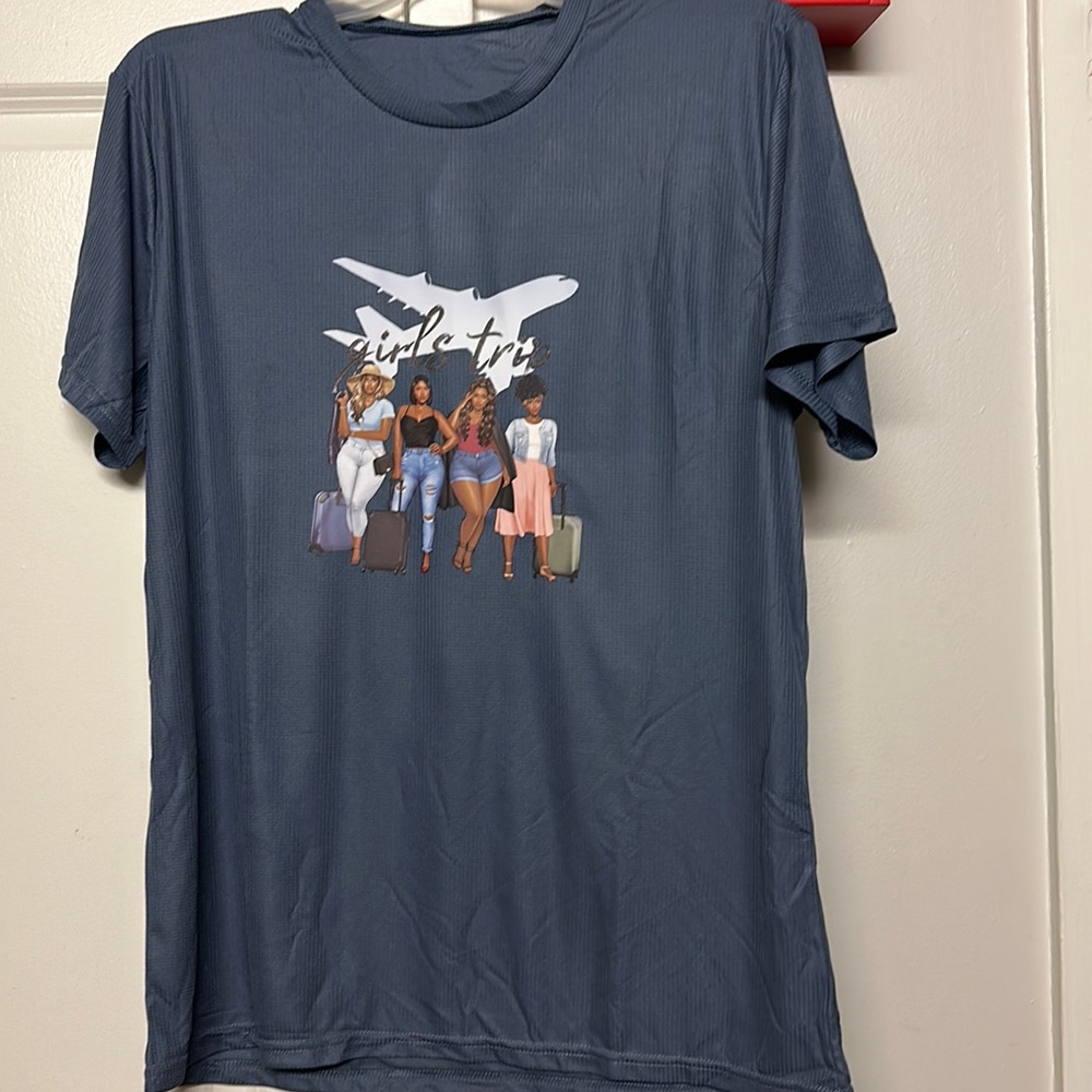 Custom made girls trip T-shirt